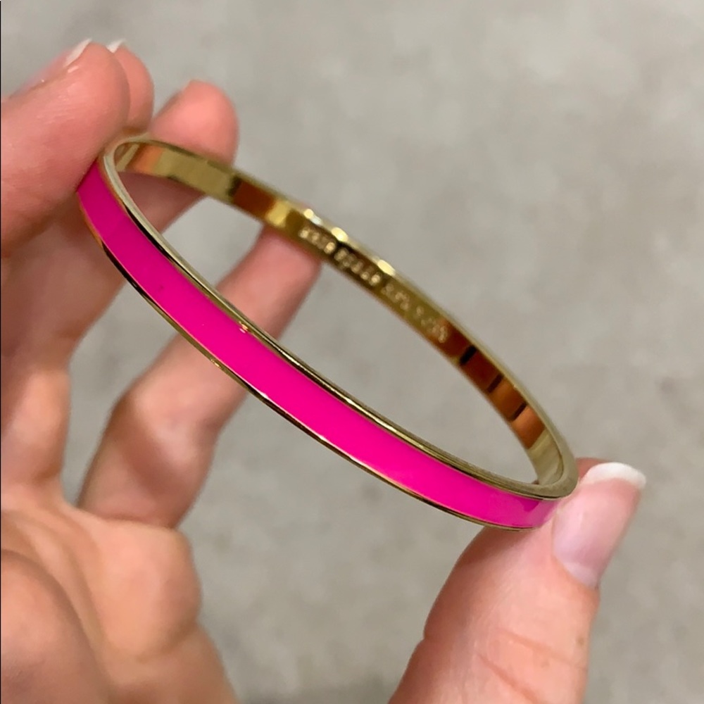 Pink Kate Spade bangle